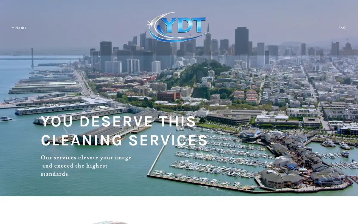 لقطة من موقع YDT Cleaning Services