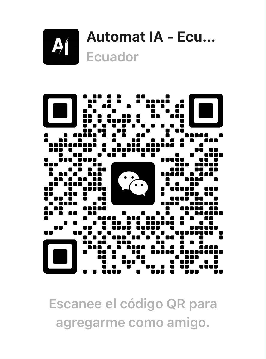 Código QR de WeChat / Weixin de Automat IA Ecuador