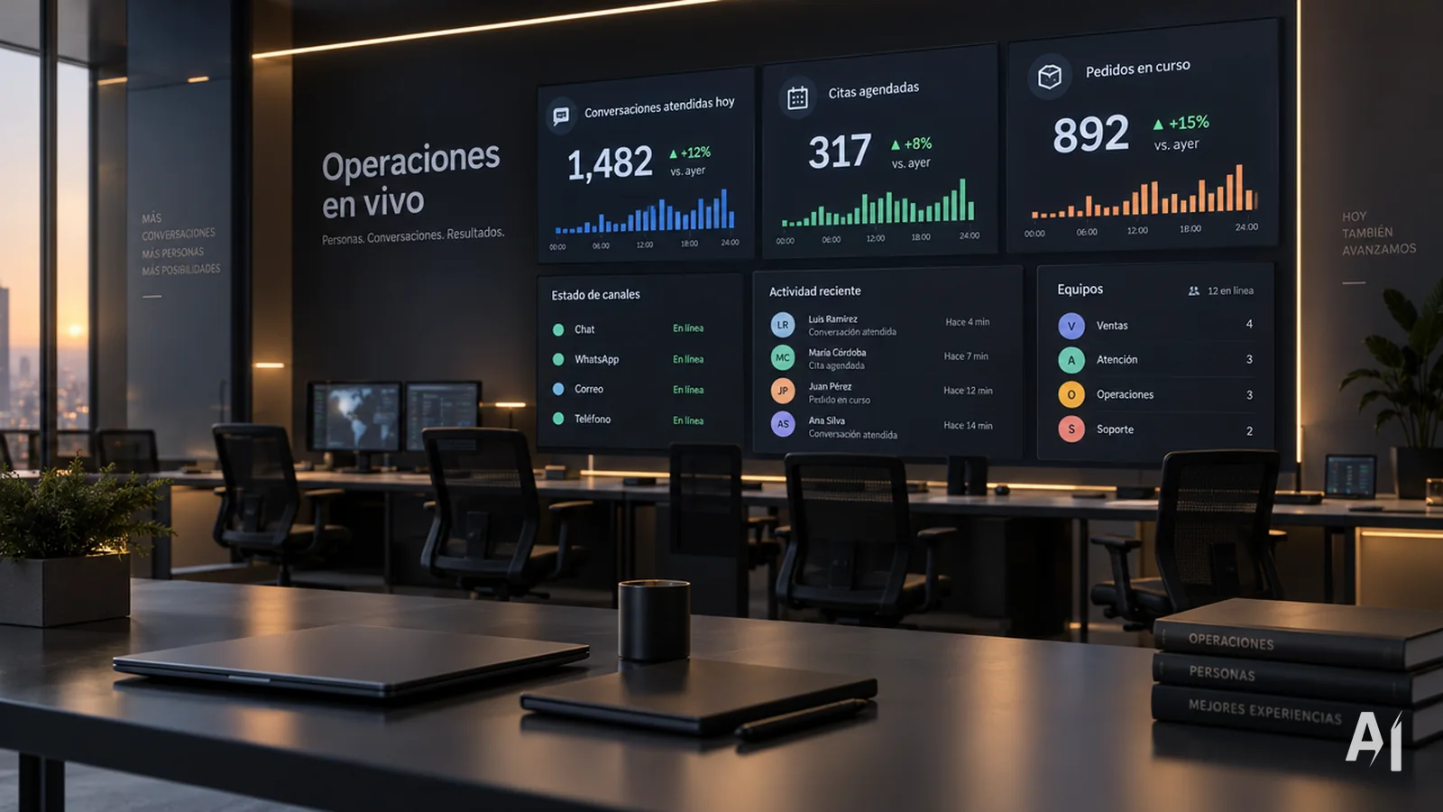 Operación global y remota de Automatia